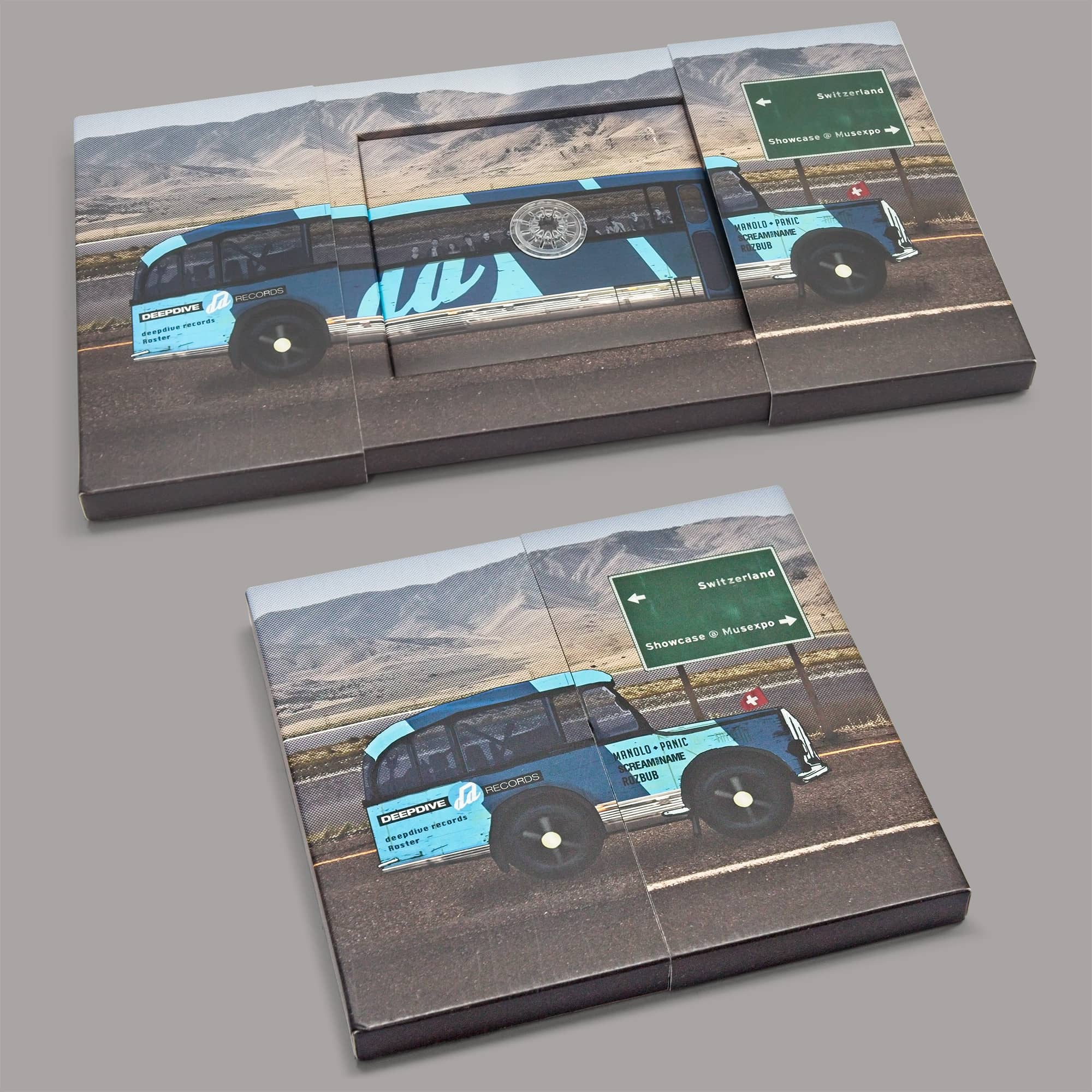 emballage de CD Deep Drive Records